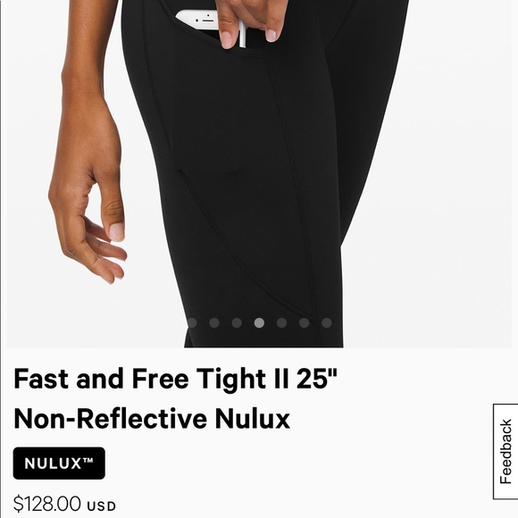 Lululemon Fast & Free Tight 25” (4) - Picture 7 of 8